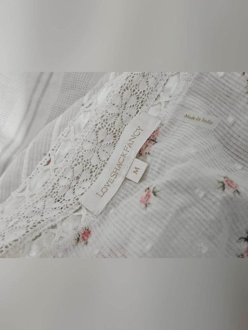 LOVESHACKFANCY Daisy top size M - Picture 9 of 10